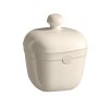 Emile Henry NATURAL Ceramiczny Pojemnik - Słoik z Pokrywką na Ciasteczka / Beżowy